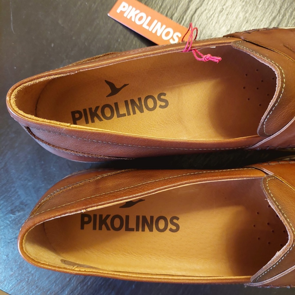 NEW! Pikolinos Wms Aldaya Leather Loafers W8J-3541 Cuero EU 42/US 11.5-12 $185 - Picture 8 of 14